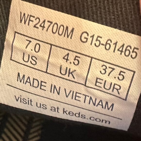 Keds Champion Black Canvas Shoes Womens Size 7 Low Sneakers WF24700 Minimalist - Picture 6 of 9